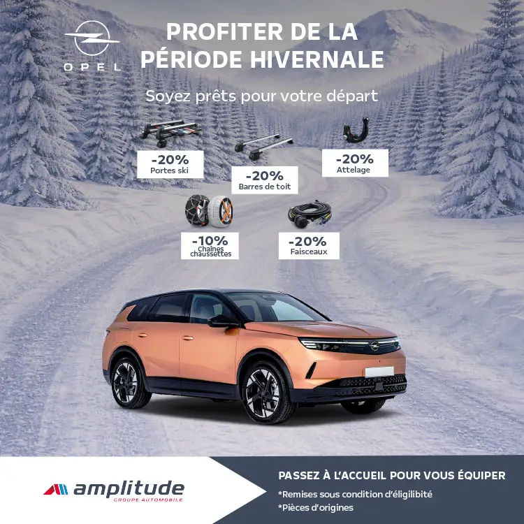 Offre accessoires hiver : départ en vacances