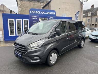 Voir le détail de l'offre de cette FORD Transit Custom Kombi 320 L1H1 2.0 EcoBlue 130ch mHEV Trend Business 7cv de 2023 en vente à partir de 362.45 €  / mois