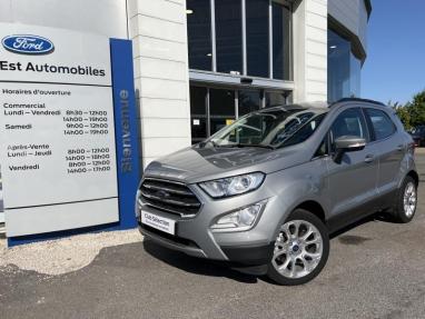 Voir le détail de l'offre de cette FORD EcoSport 1.0 EcoBoost 125ch Titanium 6cv de 2022 en vente à partir de 142.15 €  / mois