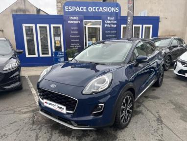 Voir le détail de l'offre de cette FORD Puma 1.0 EcoBoost 125ch S&S mHEV Titanium Powershift de 2023 en vente à partir de 216.22 €  / mois