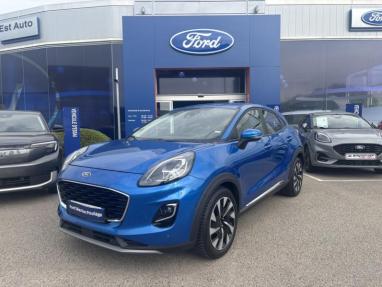 Voir le détail de l'offre de cette FORD Puma 1.0 Flexifuel 125ch S&S mHEV Titanium de 2024 en vente à partir de 221.35 €  / mois